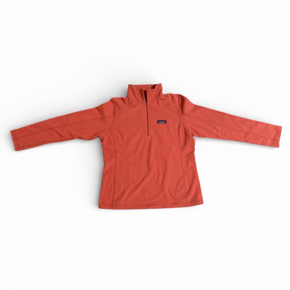 Patagonia Orange Fleece Pullover MICRO D 1/4-ZIP FLEECE PULLOVER WOMEN'S